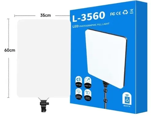 پنل نور ثابت LED مدل L-3560 (به همراه پایه) - تصویر ۱