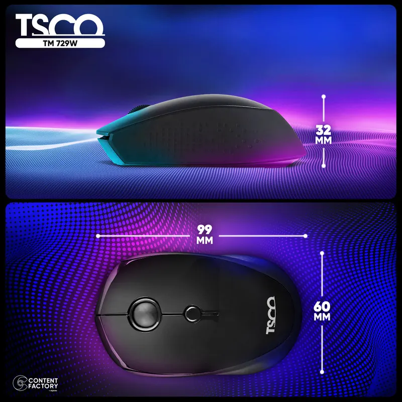 ماوس بی سیم تسکو مدل TM 729W - تصویر ۸