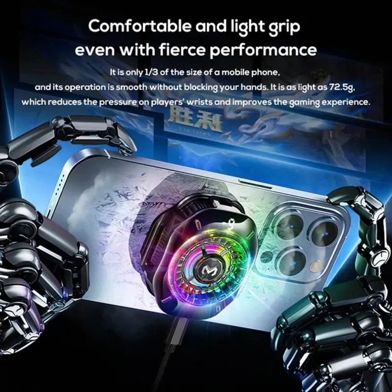 خنک کننده گوشی موبایل ممو مدل CX10 RGB PRO - تصویر ۳