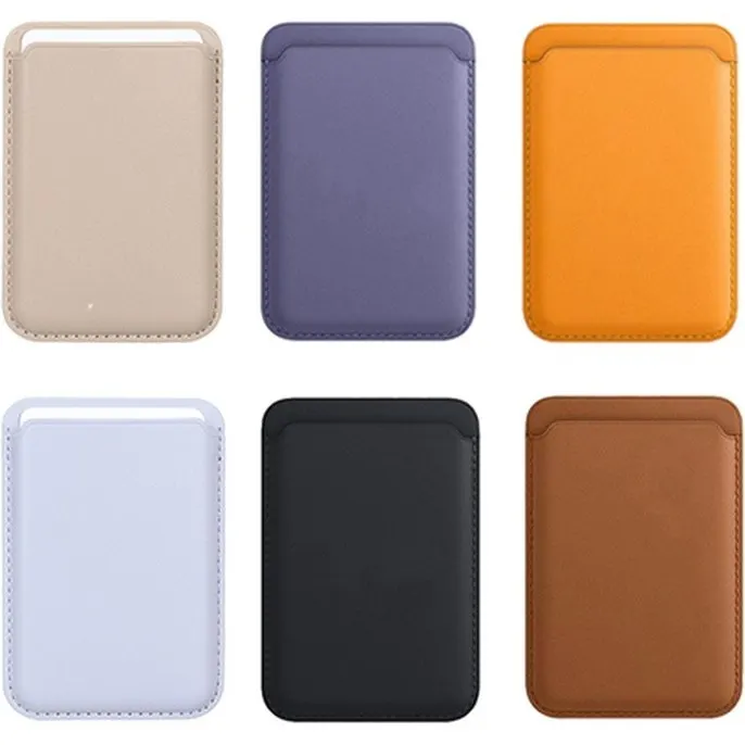 جا کارتی موبایل مدل Leather Wallet MagSafe - تصویر ۵