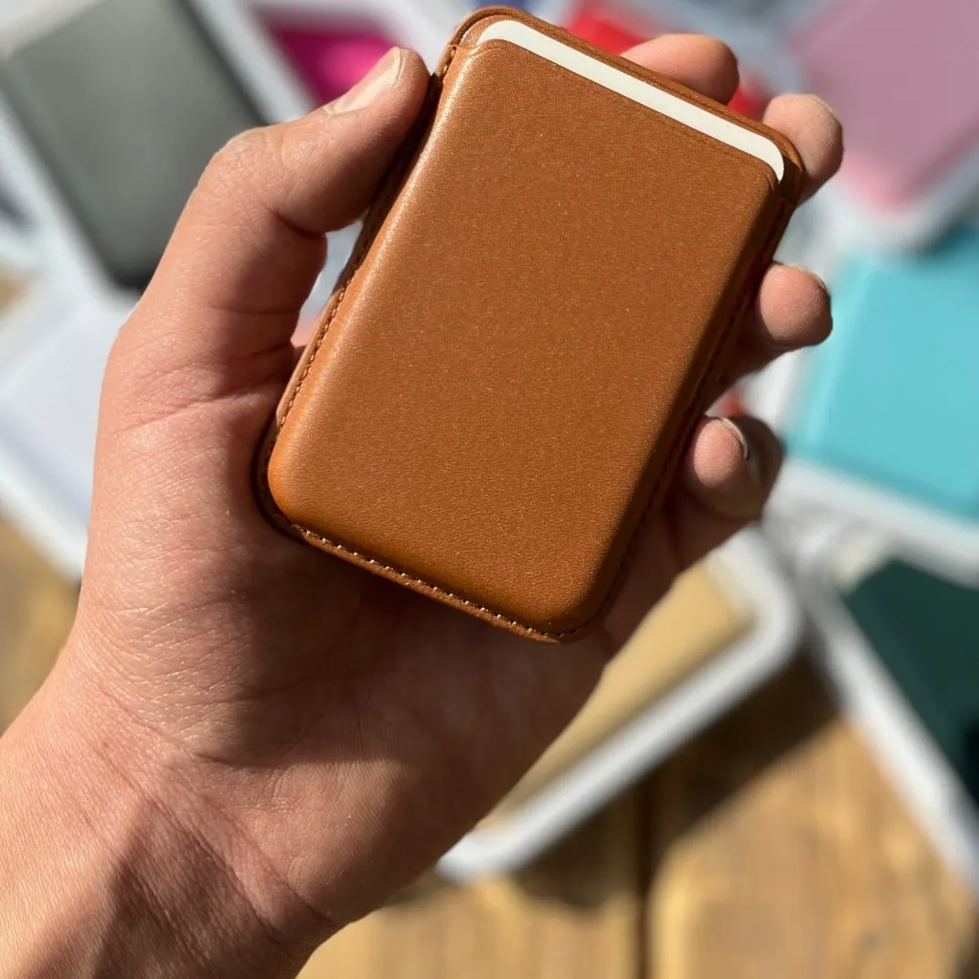 جا کارتی موبایل مدل Leather Wallet MagSafe - تصویر ۲