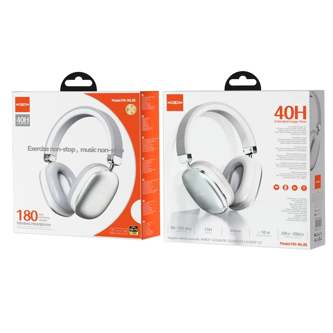 هدفون بی سیم موکسوم مدل MX-WL85 - تصویر ۲