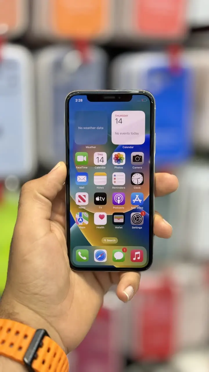 گوشی اپل  استوک  IPHONE X  | حافظه 256 GB | رم 3 گیگابایت - تصویر ۲