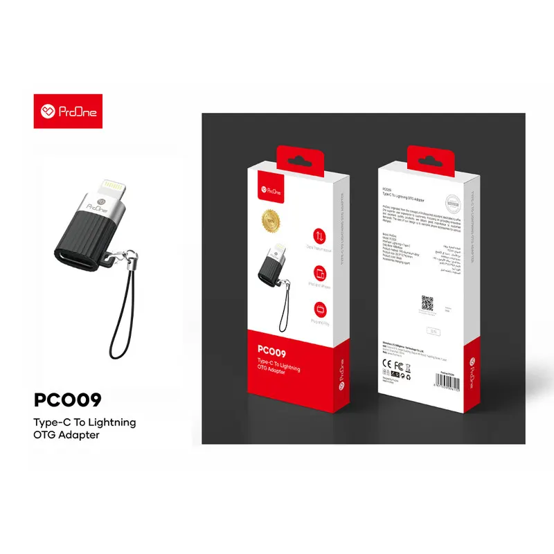مبدل لایتنینگ به USB-C پرووان مدل PCO09 - تصویر ۳