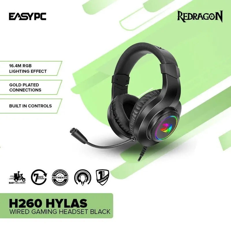 هدست مخصوص بازی ردراگون مدل Hylas H260 - تصویر ۵