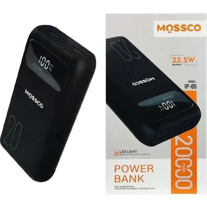 پاور بانک مسکو مدل IP-05 ظرفیت 20000 میلی آمپر ساعت - تصویر ۳