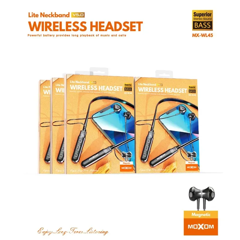 هدفون بلوتوثی موکسوم مدل MX-WL45 - تصویر ۲