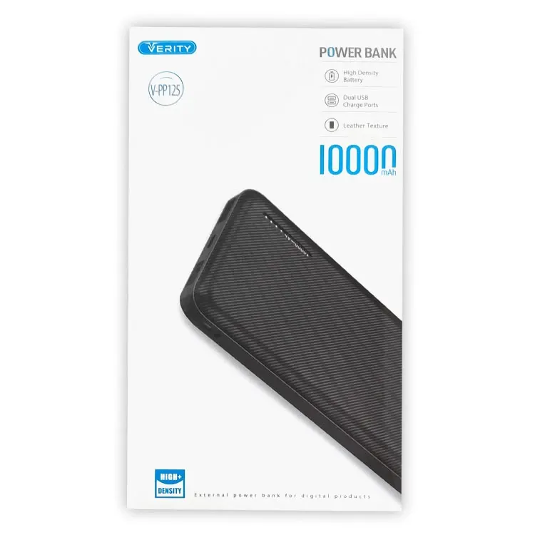 پاوربانک وریتی مدل V-PP125 ظرفیت 10000 میلی آمپر ساعت - تصویر ۲