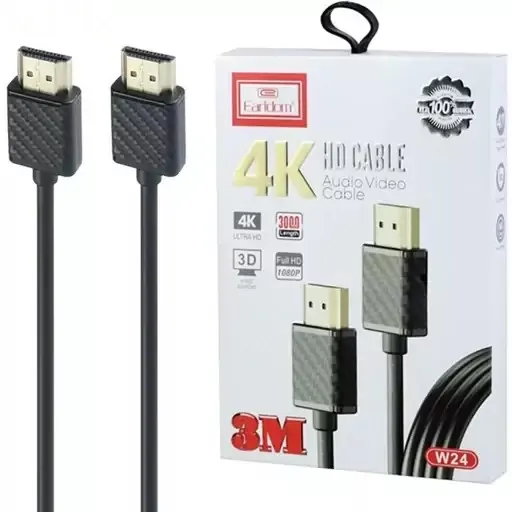کابل دو سر HDMI متری3 ارلدام ET-W24