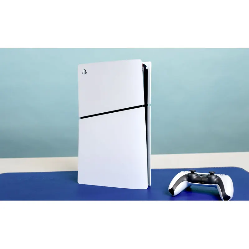کنسول بازی سونی استوک مدل PlayStation 5 Slim ظرفیت 1 ترابایت ریجن اروپا نسخه دیسک‌خور به همراه دسته اضافی و پایه شارژر و کیف (فول بازی) - تصویر ۲