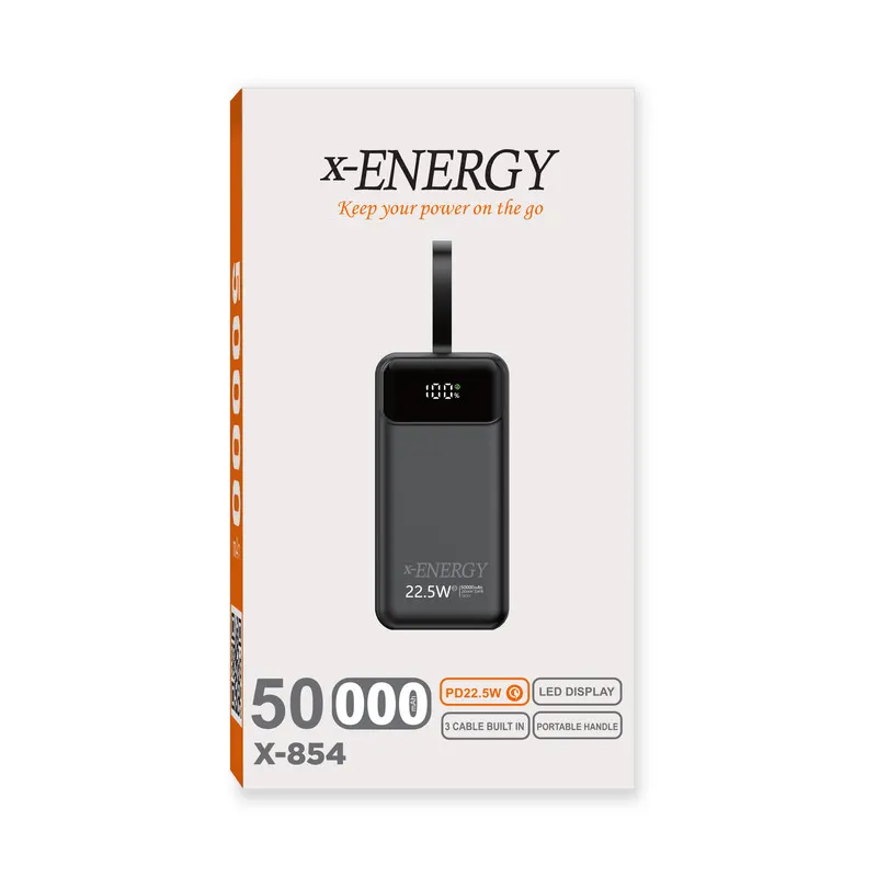 پاوربانک ایکس انرژی مدل X-854 22.5W ظرفیت 50000 میلی آمپر ساعت - تصویر ۵