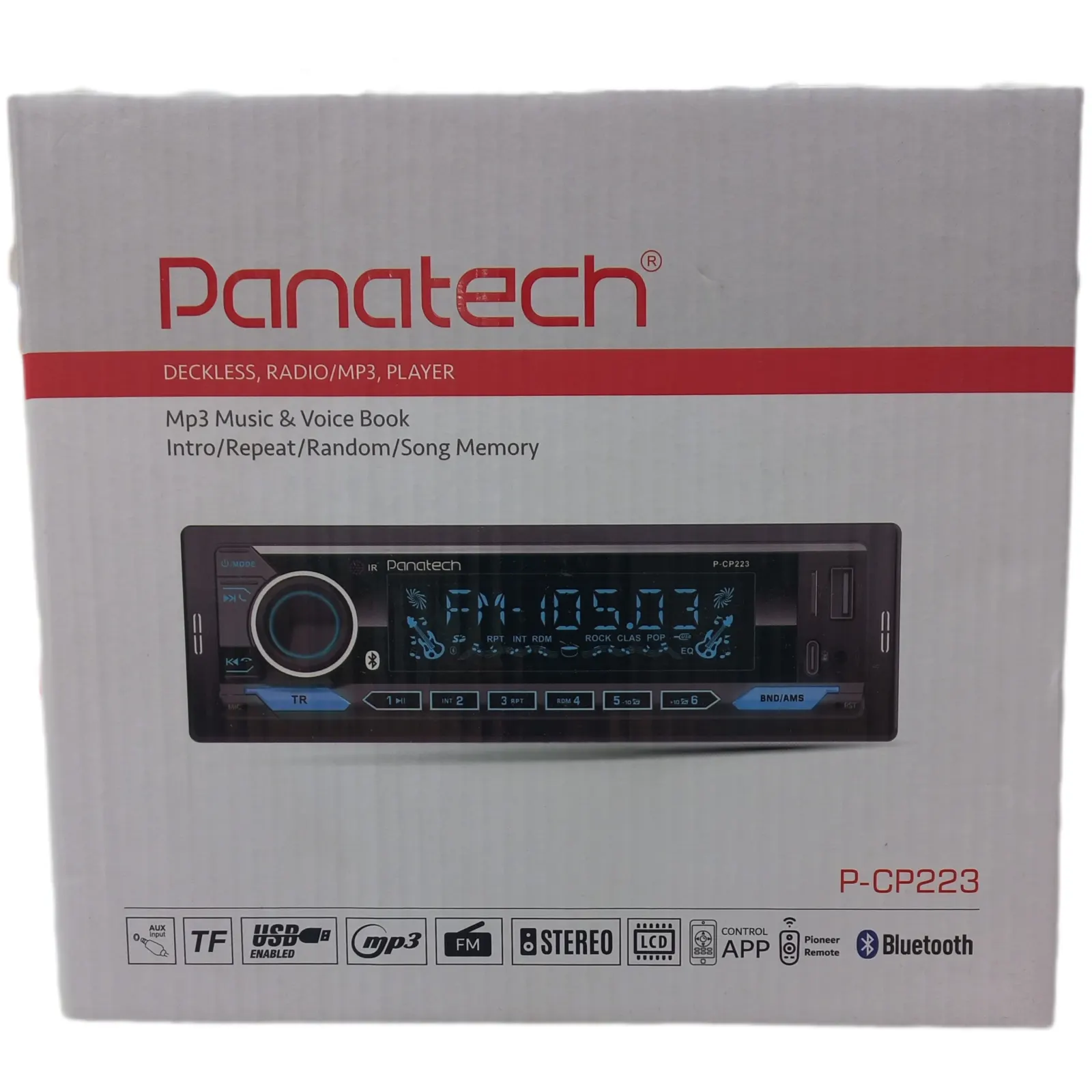 پخش خودرو پاناتک Panatech CP-223 - تصویر ۱