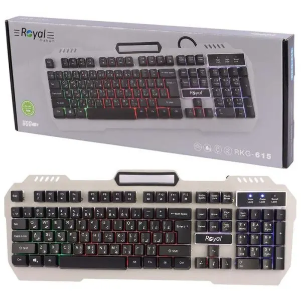 کیبورد گیمینگ رویال مدل RKG-615 - تصویر ۴