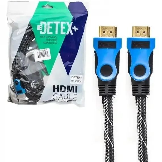 کابل HDMI دیتکس پلاس (+DETEX) نایلونی طول 3 متر
