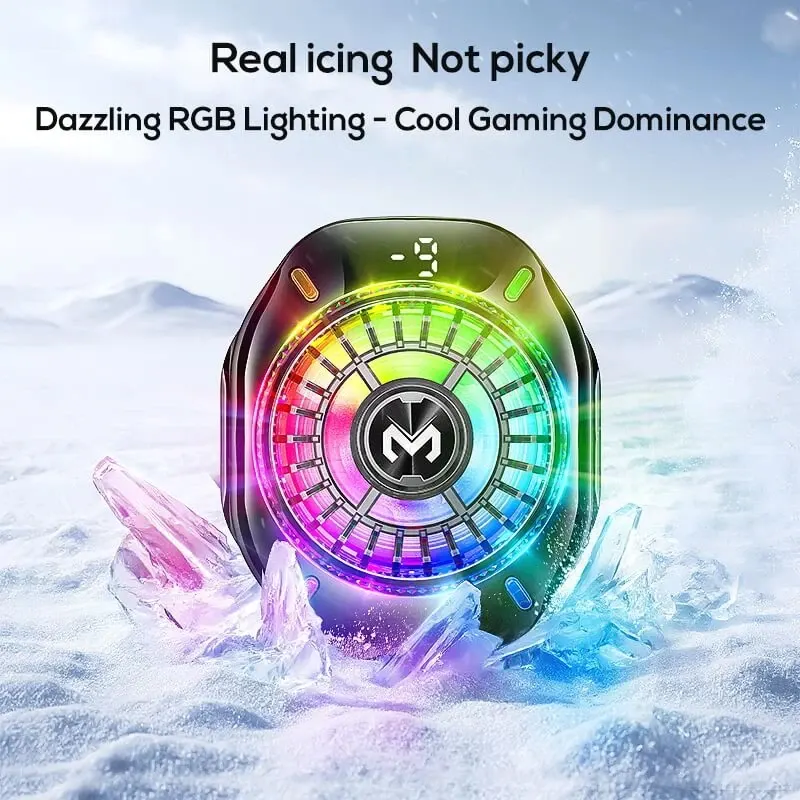 خنک کننده گوشی موبایل ممو مدل CX10 RGB PRO - تصویر ۴