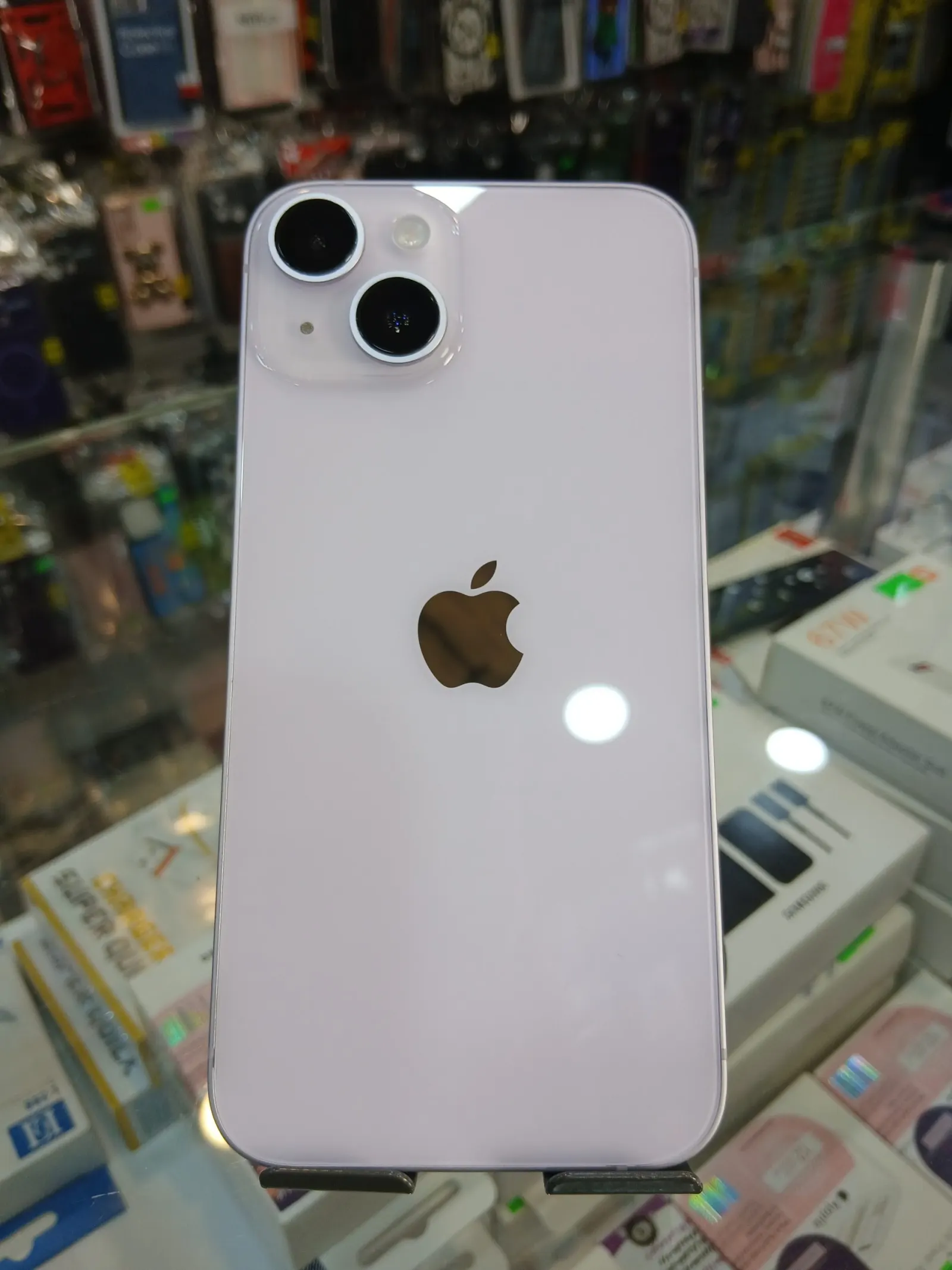 گوشی اپل IPHONE 14  نرمال استوک 128 گیگ تک سیم با رجیستر پارت نامبر zda آلمان به همراه کابل وآداپتور اصلی(پلمب)