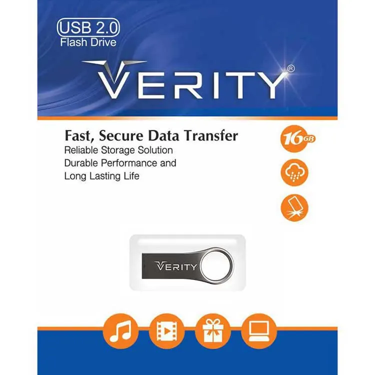 فلش مموری وریتی مدل V801 ظرفیت ۱۶ گیگابایت USB 2.0 - تصویر ۲