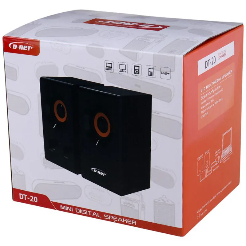 اسپیکر دسکتاپ دی-نت مدل DT-20 - تصویر ۷