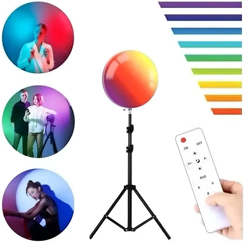 نور ثابت ال ای دی مدل Fill Light GS-330 RGB به همراه سه پایه - تصویر ۸