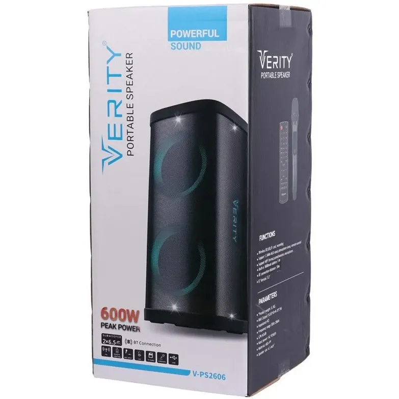 اسپیکر بلوتوثی قابل حمل وریتی مدل v ps2606 - تصویر ۲