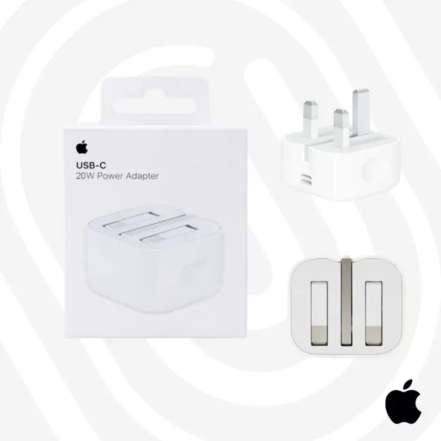 آداپتور اورجینال اپل 20 وات USB-C 3Pin (1 سال گارانتی شرکتی) - تصویر ۲