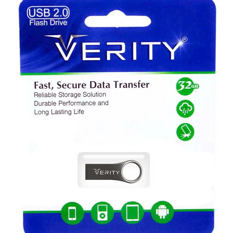 فلش مموری وریتی V 801 USB 2 ظرفیت 32 گیگابایت - تصویر ۲