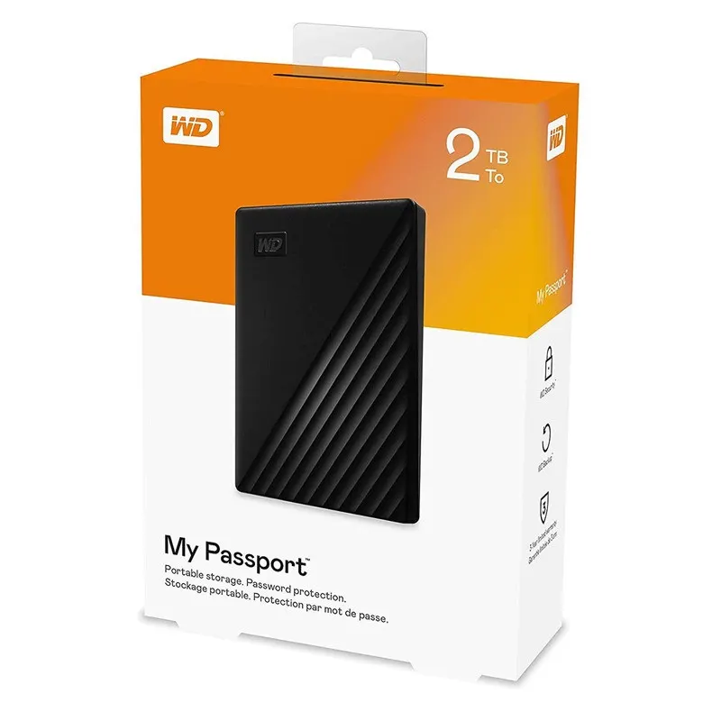 حافظه اچ دی دی اکسترنال وسترن دیجیتال مدل My Passport ظرفیت 2 ترابایت - تصویر ۲