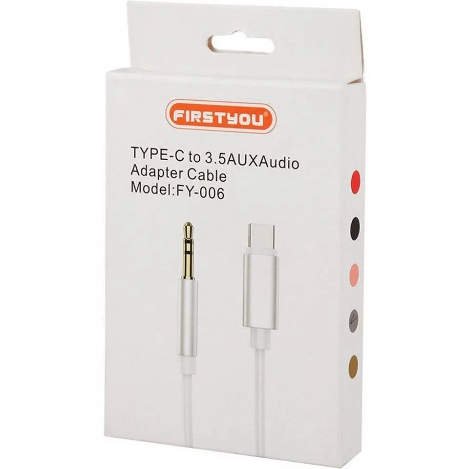 کابل تبدیل ای یو ایکس First You FY-006 AUX To Type-C
