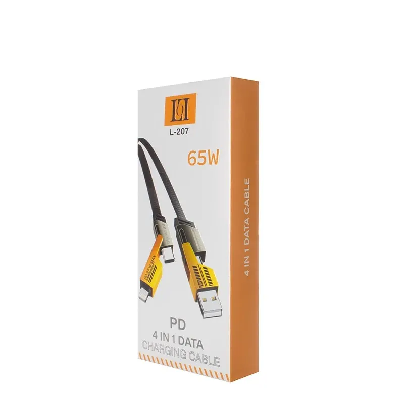 کابل لایتنینگ - تایپ سی - USB مدل L-207 طول 1 متر