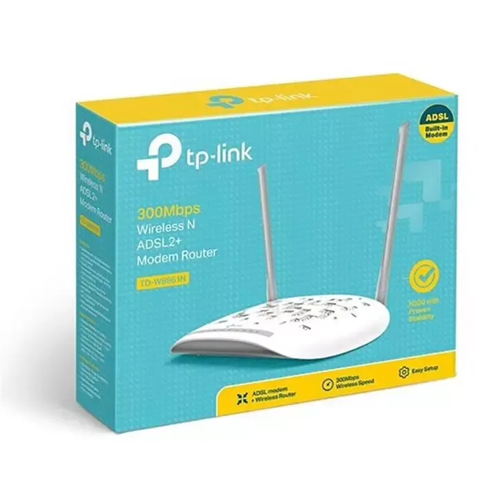 مودم روتر ADSL2 Plus بی‌سیم N300 تی پی-لینک مدل TD-W8961N_V1 - تصویر ۲