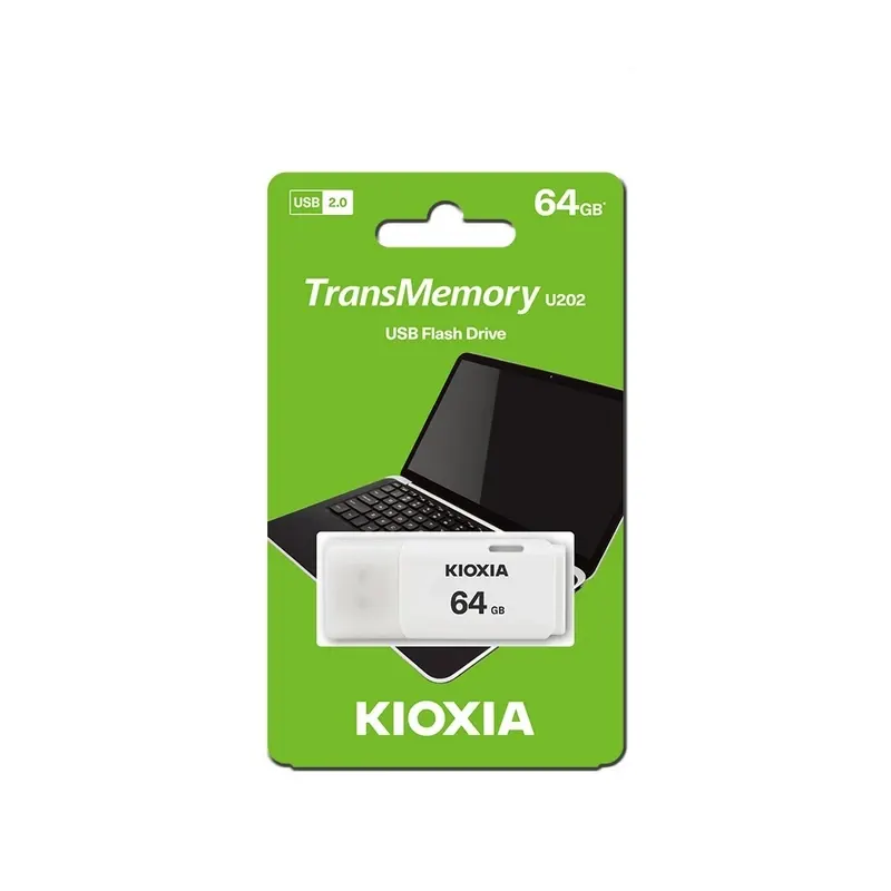 فلش مموری 64 گیگابایت کیوکسیا مدل U202، دارای رابط‌ USB 2.0 - تصویر ۲
