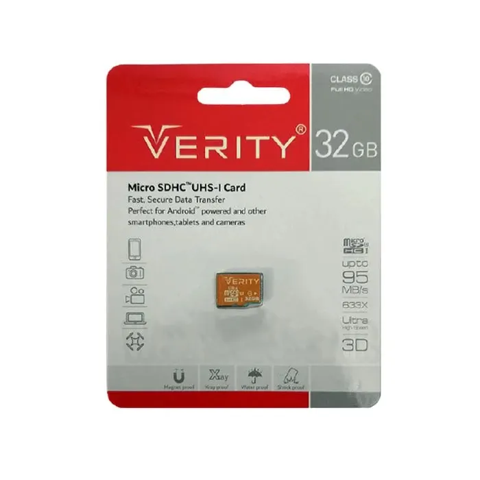 کارت حافظه میکرو SD وریتی مدل 633X ظرفیت 32 گیگابایت - تصویر ۲