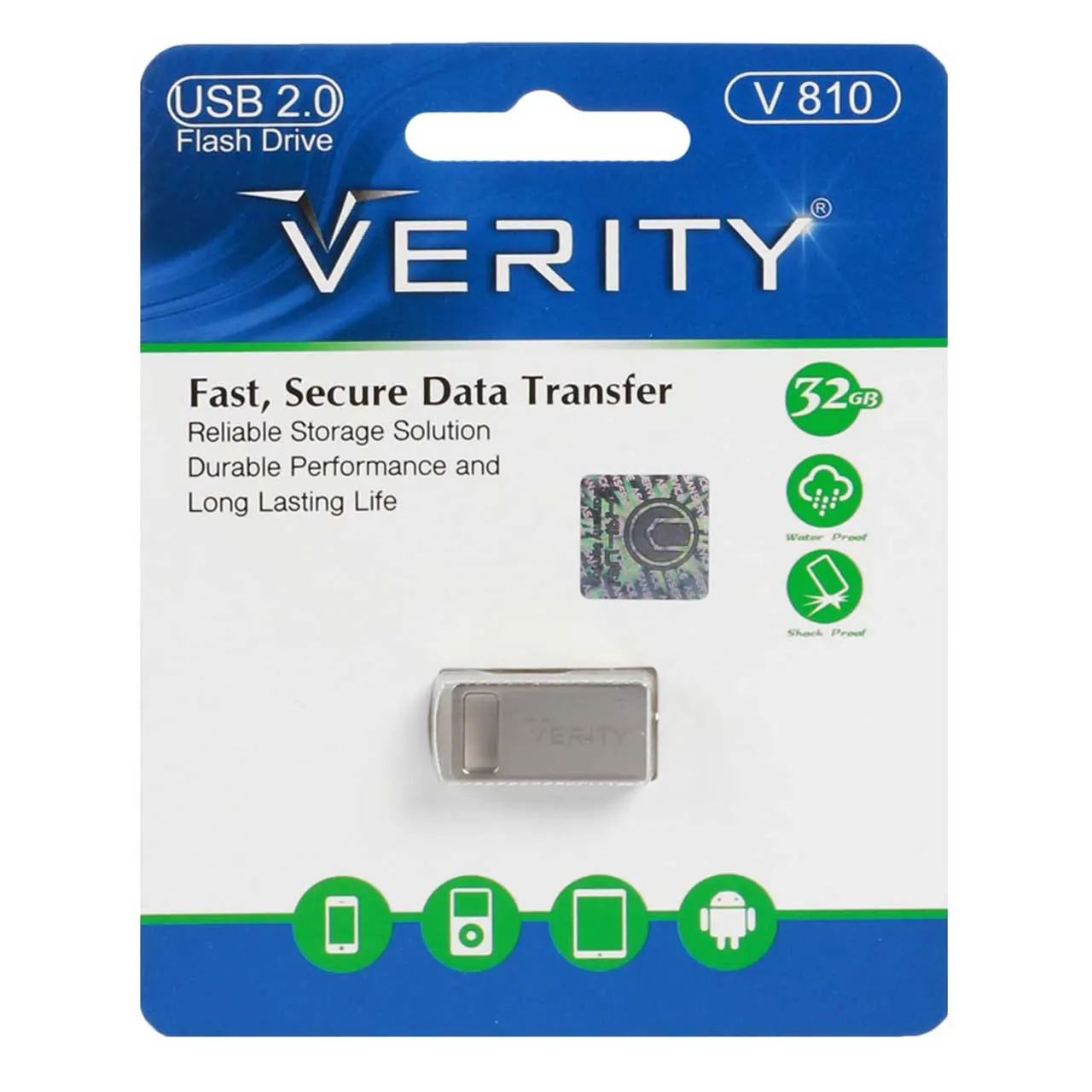 فلش مموری وریتی V 810 USB 2 ظرفیت 32 گیگابایت - تصویر ۲
