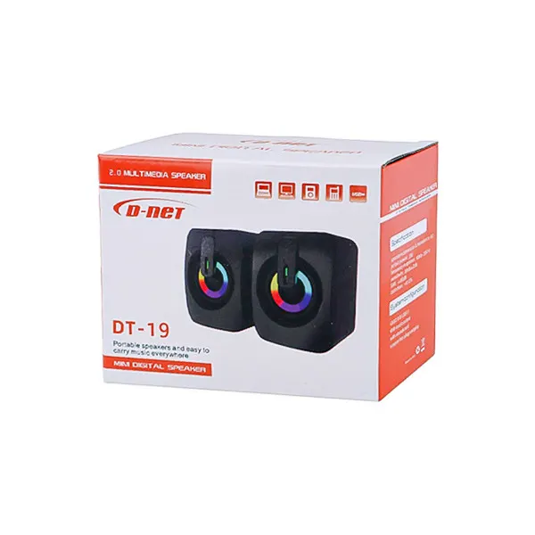 اسپیکر دسکتاپ دی-نت مدل dt-19 - تصویر ۳