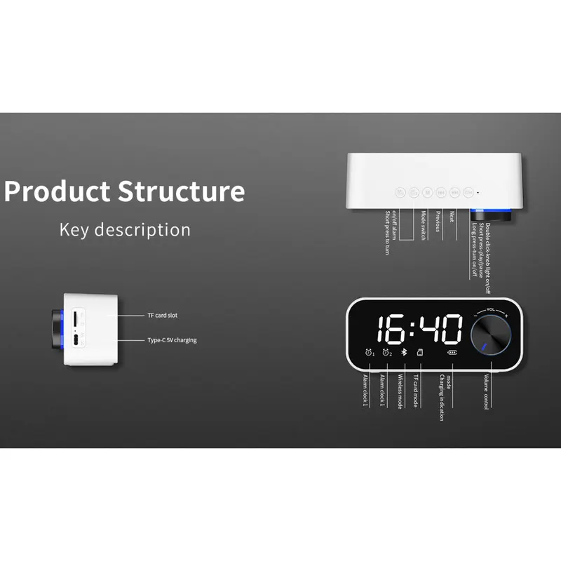 اسپیکر بلوتوثی رسی مدل RSK-W11 - تصویر ۴