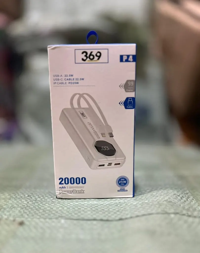 پاوربانک P4 برند 369 - تصویر ۱