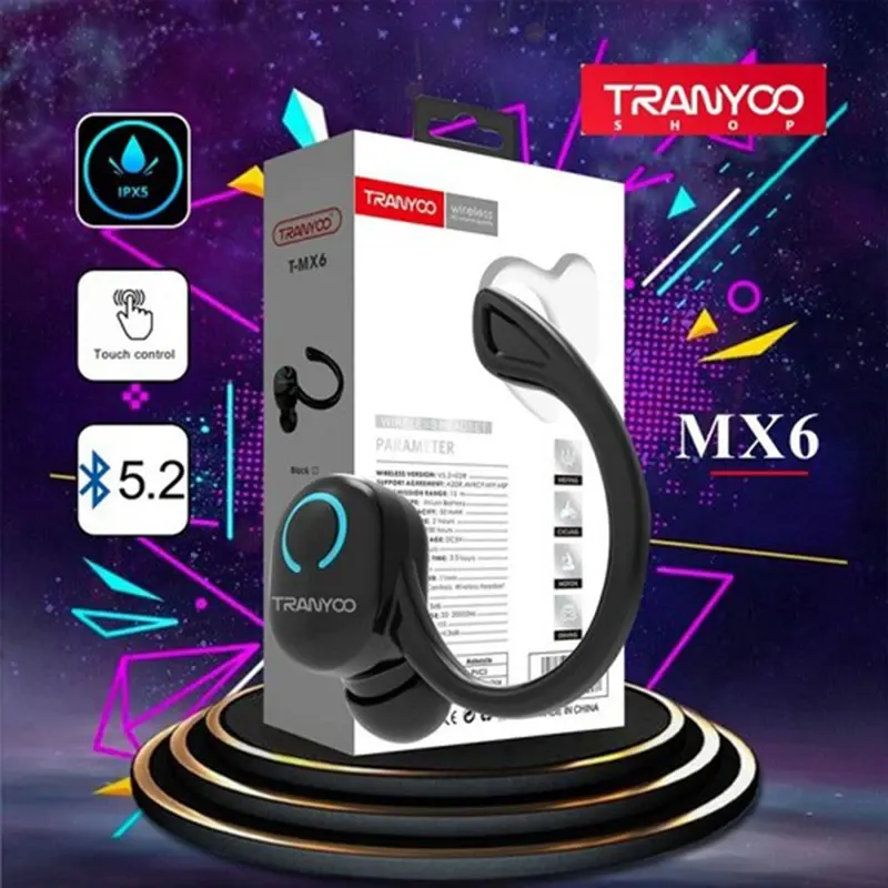 هندزفری بلوتوثی ترانیو مدل MX6 - تصویر ۲