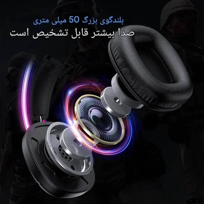هدست گیمینگ اونیکوما مدل x33 - تصویر ۴