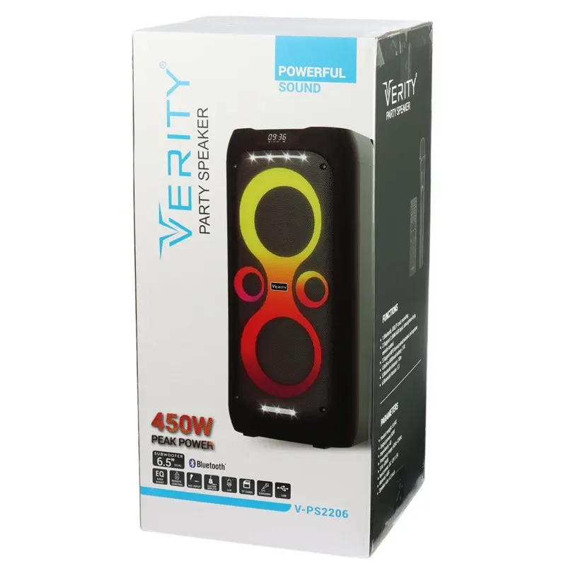 اسپیکر بلوتوثی قابل حمل وریتی مدل V-PS2206 - تصویر ۲