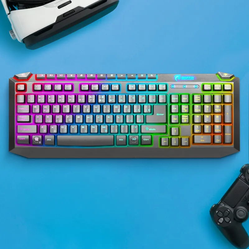 کیبورد گیمینگ گرین مدل GK701-RGB نورپردازی RGB Full-Size - تصویر ۴
