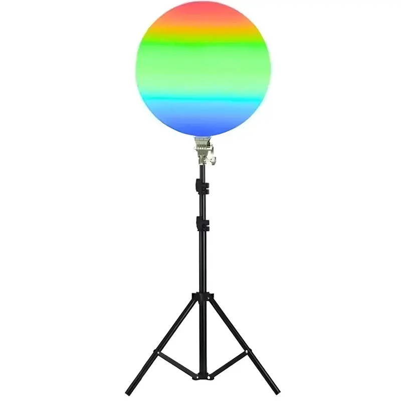 نور ثابت ال ای دی مدل Fill Light GS-330 RGB به همراه سه پایه